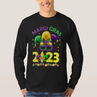 Funny Mardi Gras 2023 Jester Hat Party Matching Fa T-Shirt