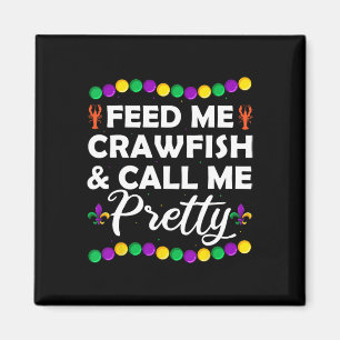 Funny Mardi Gras Craw-fish Festival Apparel Magnet