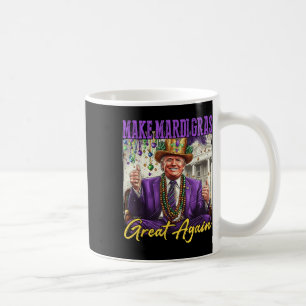 Funny Mardi Gras Donald Trump Mardi Gras American Coffee Mug