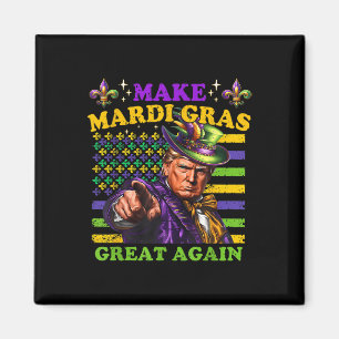 Funny Mardi Gras Donald Trump Mardi Gras American Magnet