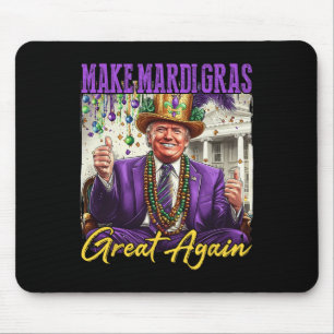 Funny Mardi Gras Donald Trump Mardi Gras American Mouse Pad