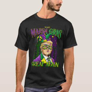 Funny Mardi Gras Donald Trump Mardi Gras American T-Shirt
