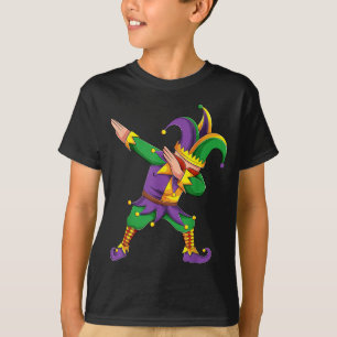 Funny Mardi Gras Outfit Dabbing Jester New Orleans T-Shirt