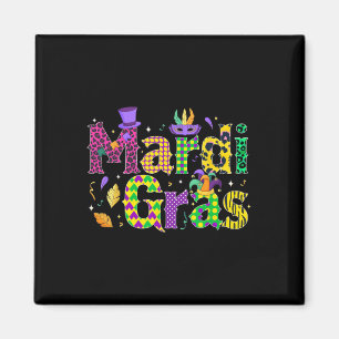 Funny Mardi Gras Parade Costume Jester Hat New Orl Magnet