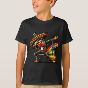 Funny Mariachi Sombrero Cinco De Mayo Guitar Men F T-Shirt