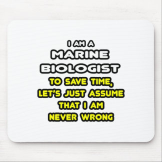 Funny Marine Biologist T-Shirts and Gifts Mouse Pad