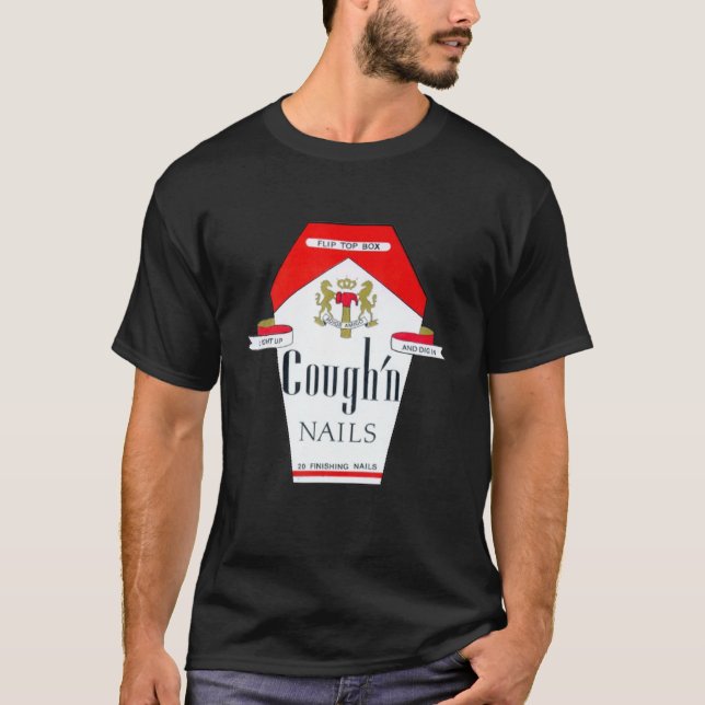 Funny Marlbro Cigarette Quit Smoking T-Shirt (Front)