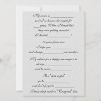 Funny Marriage Advice for Bride & Groom