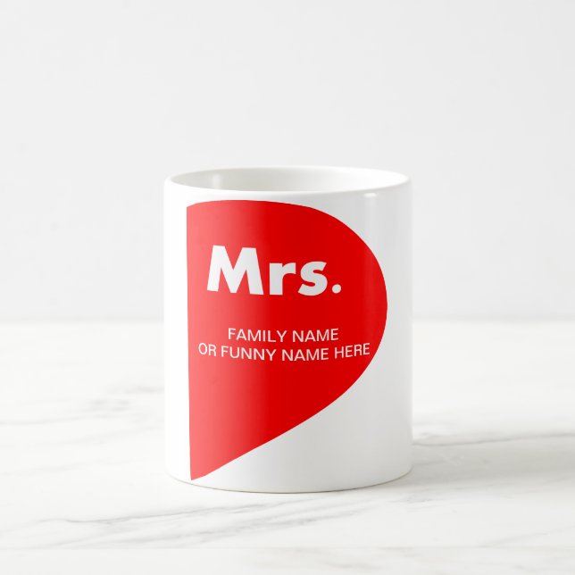 FUNNY MARRIAGE COFFEE MUG (Center)