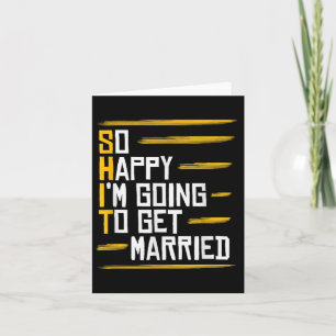 Funny Marriage Gift Hilarious Groom Bride Wedding Card