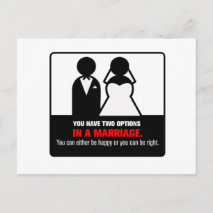 Funny Marriage Postcard