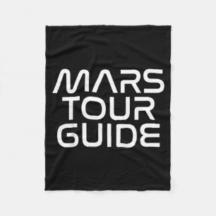 Funny Mars Birthday Gift Mens Womens Joke Quote Fleece Blanket
