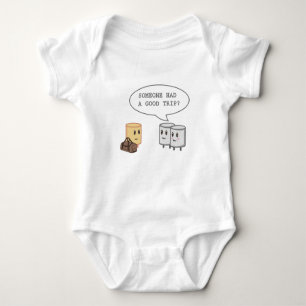 Funny Marshmallow Funny Camping Smores Men Women Baby Bodysuit