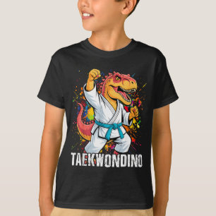 Funny Martial Arts Karate Taekwondo Dino Animal T-Shirt