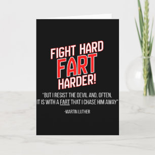 Funny Martin Luther Reformation Quote  Card