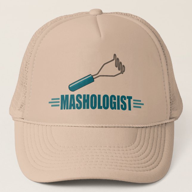 Funny Mashed Potato Trucker Hat (Front)