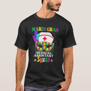 Funny Mask This Medical Assistant Lovers Mardi Gra T-Shirt