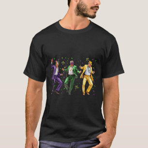 Funny Masked Trump Dance Mardi Gras New Orleans T-Shirt