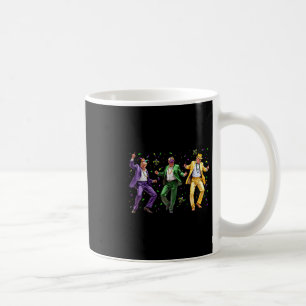 Funny Masked Trump Dance Mardi Gras New Orleans Ym Coffee Mug