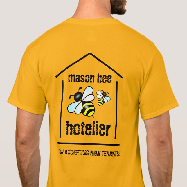 Funny Mason Bee Hotelier T-Shirt (Funny Mason Bee Hotelier T-Shirt Cover Photo)