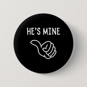Funny Matching Couple Romantic Love Valentine Humo 6 Cm Round Badge