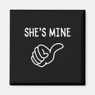 Funny Matching Couple Romantic Love Valentine Humo Magnet