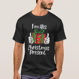 Funny Matching Couples Christmas His and Hers  T-Shirt