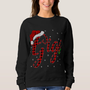 Funny Matching Family Buffalo Plaid Gigi Christmas Sweatshirt