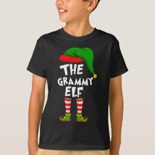 Funny Matching Family Christmas The Grammy Elf T-Shirt