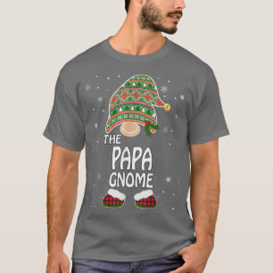 Funny Matching Family Costumes The Papa Gnome Chri T-Shirt