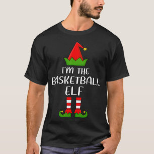 Funny Matching Family I'm The Basketball Elf Chris T-Shirt