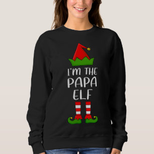 Funny Matching Family I'm The Papa Elf Christmas Sweatshirt