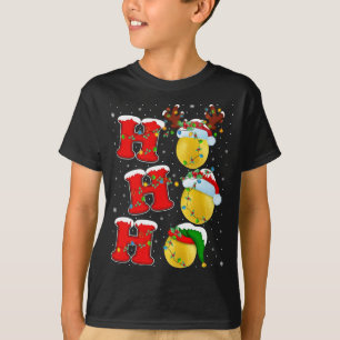Funny Matching Family Santa Ho Ho Ho Lemon Christm T-Shirt