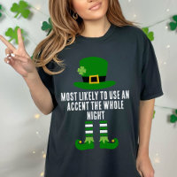 Funny Matching St Patrick's Day Most Likely To