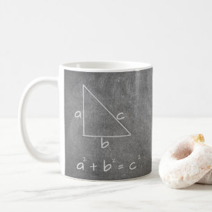 Funny Math Algebra Pythagorean Theorem Geek Coffee Mug