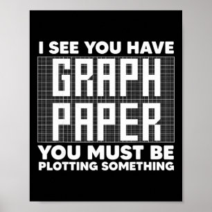 Funny Math Art For Men Women Mathematics Student M Poster
