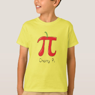 Funny Math Cherry Pi Symbol T-Shirt