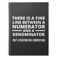Funny Math  FINE LINE NUMERATOR DENOMINATOR