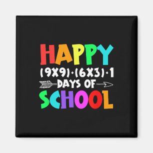 Funny Math Formula 100 Days Of School Boy Girl Tea Magnet