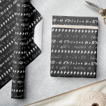 Funny Math Formulae Gift for Mathematician Wrapping Paper<br><div class="desc">Are you looking to wrap a gift for a math teacher or a math grad? This fun design has a trendy typography aesthetic and can be ordered as is or personalised with any other math equations,  text or symbols.</div>