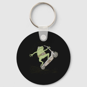Funny Math Frog Pi Day Irrational Pun Scooter Key Ring