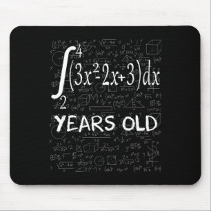 Funny Math Geek 50 Years Old 50th Birthday Integra Mouse Pad