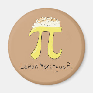 Funny Math Humour Lemon Pi Symbol Magnet