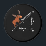 Funny Math Hypotemoose Geometry Moose Joke Pun Magnet<br><div class="desc">Funny Math Hypotemoose Geometry Moose Joke Pun design for mathematics lovers.</div>