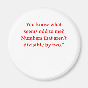 funny math joke magnet