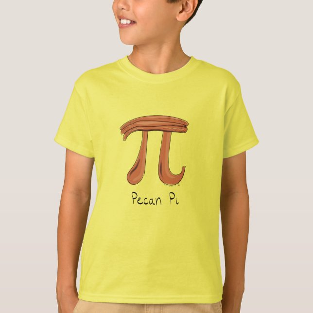 Funny Math Pecan Pi Thanksgiving Fall T-Shirt (Front)