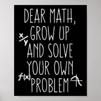 Funny Math Quote For Girls Boys Teens Him Her Dear