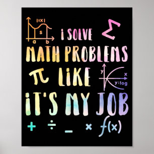 Funny Math Quote For Teacher Student Stem Geek Gif Poster