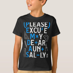 Funny Math Rules Pemdas Pun Teachers Math Day T-Shirt