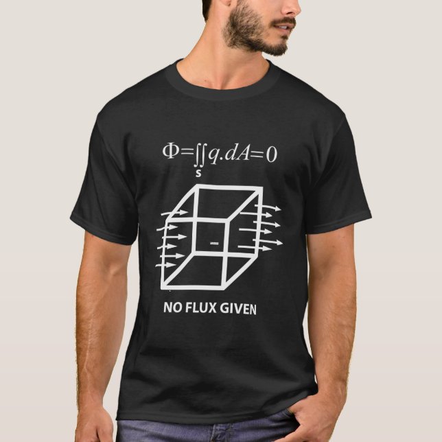 Funny Math Science Electrical Engineer Gauss Law F T-Shirt (Front)